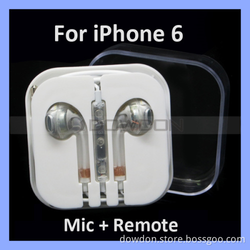 Newest 3.5mm Earpods Headphones for Apple iPhone 6 Earphones with Remote and Mic